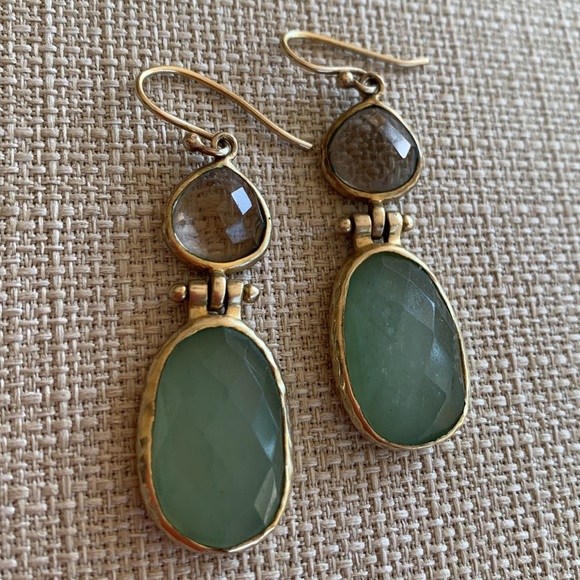 Set of three pairs of casual earrings - Picture 6 of 6